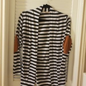 Women striped  cardigan